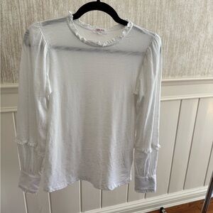 Goldie White long sleeve tee